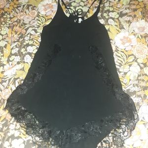 🌙5/$15 Free People Black Lace Slip